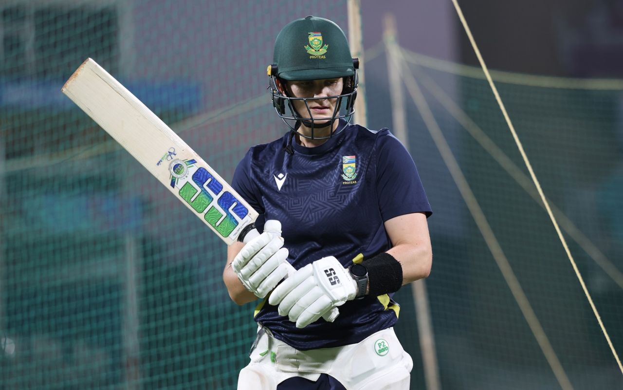 Laura Wolvaardt addresses the press, ICC Women's ODI World Cup, Mumbai, November 1, 2025