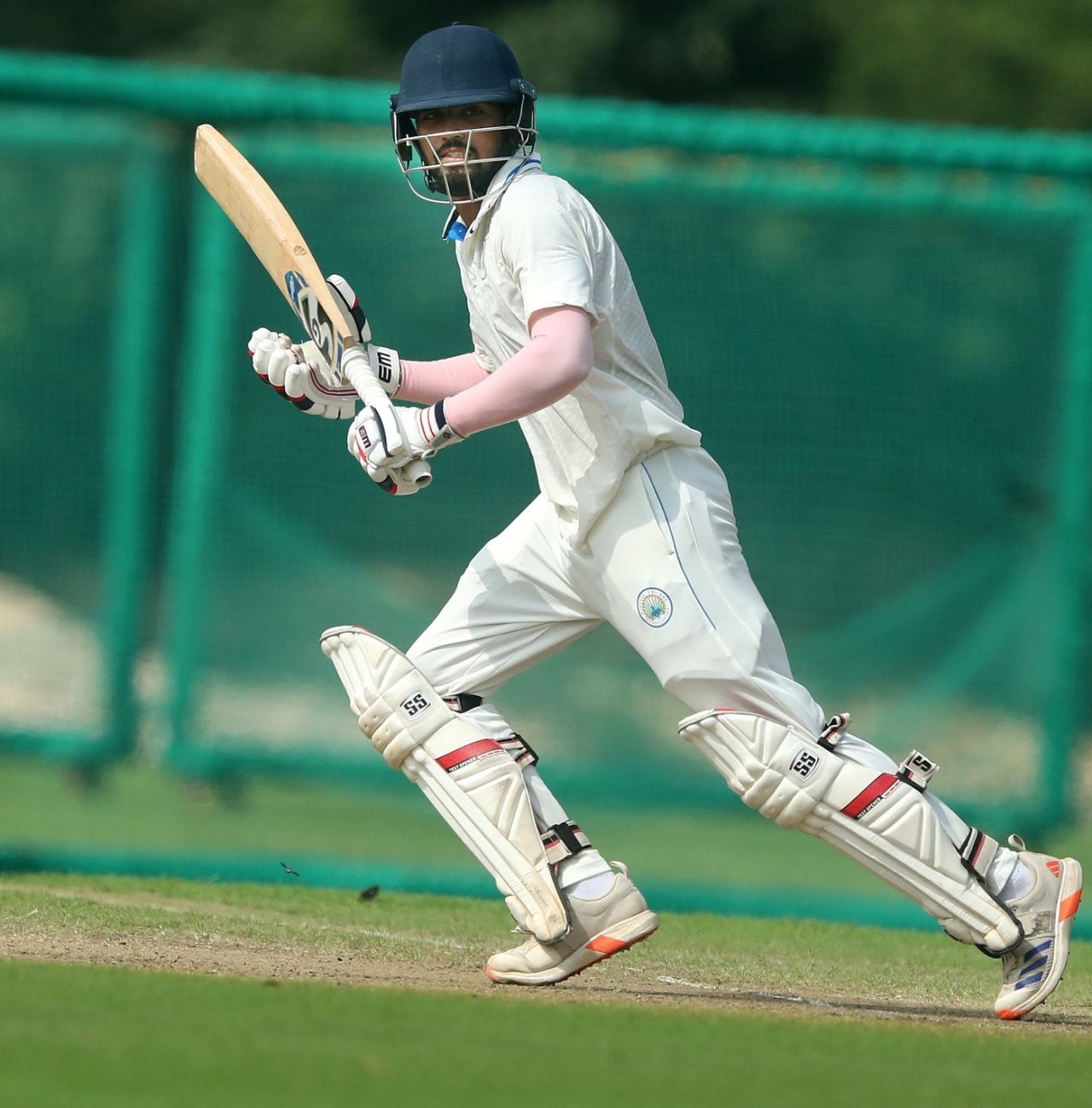 Parth Vats in action for Haryana, Gujarat vs Haryana, Ranji Trophy 2025-26, 3rd day, Ahmedabad, November 3, 2025