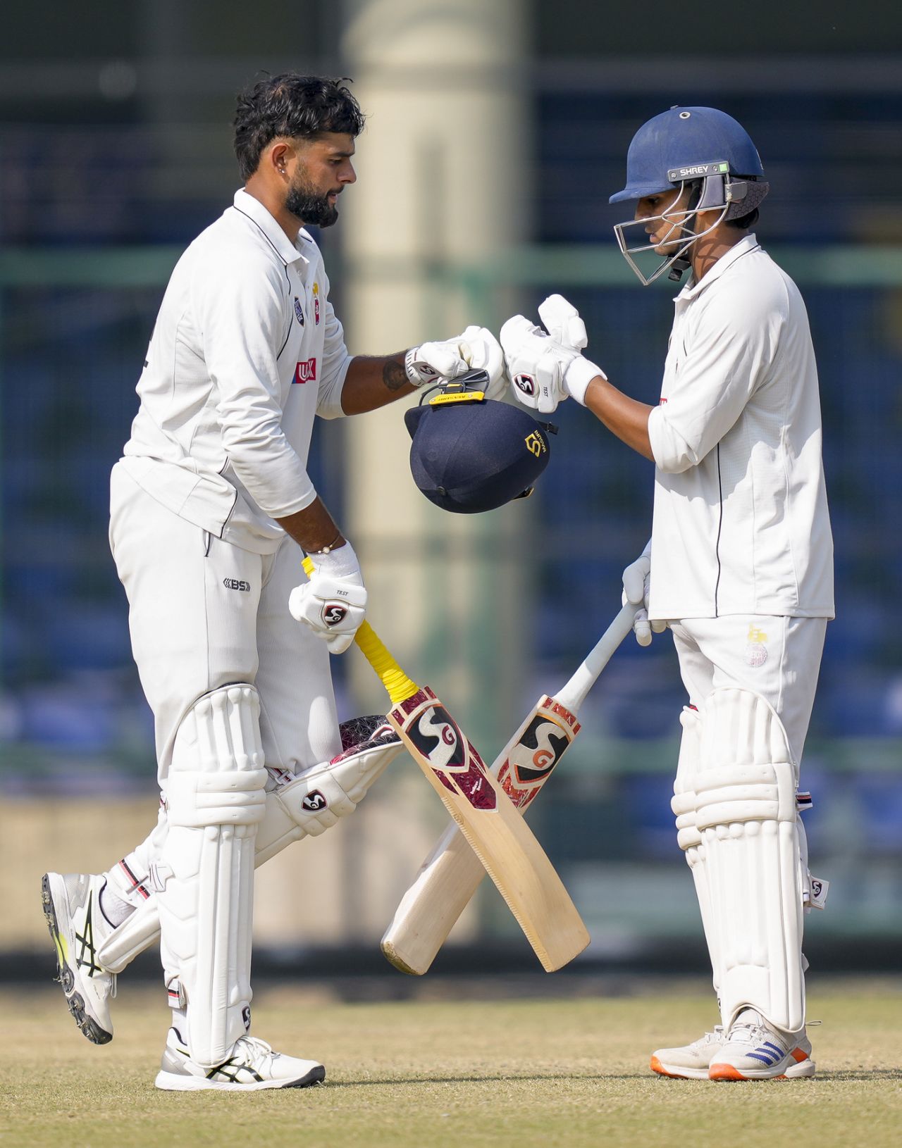 Sanat Sangwan and Arpit Rana hit centuries on the final day, Delhi vs Puducherry, Ranji Trophy 2025-26, 4th day, Delhi, November 4, 2025