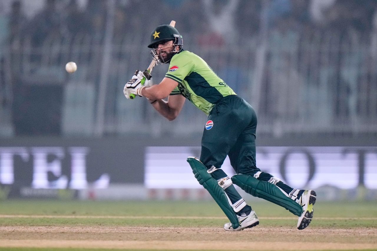 Salman Agha helped steady Pakistan after quick wickets, Pakistan vs South Africa, 1st ODI, Faisalabad, November 4, 2025