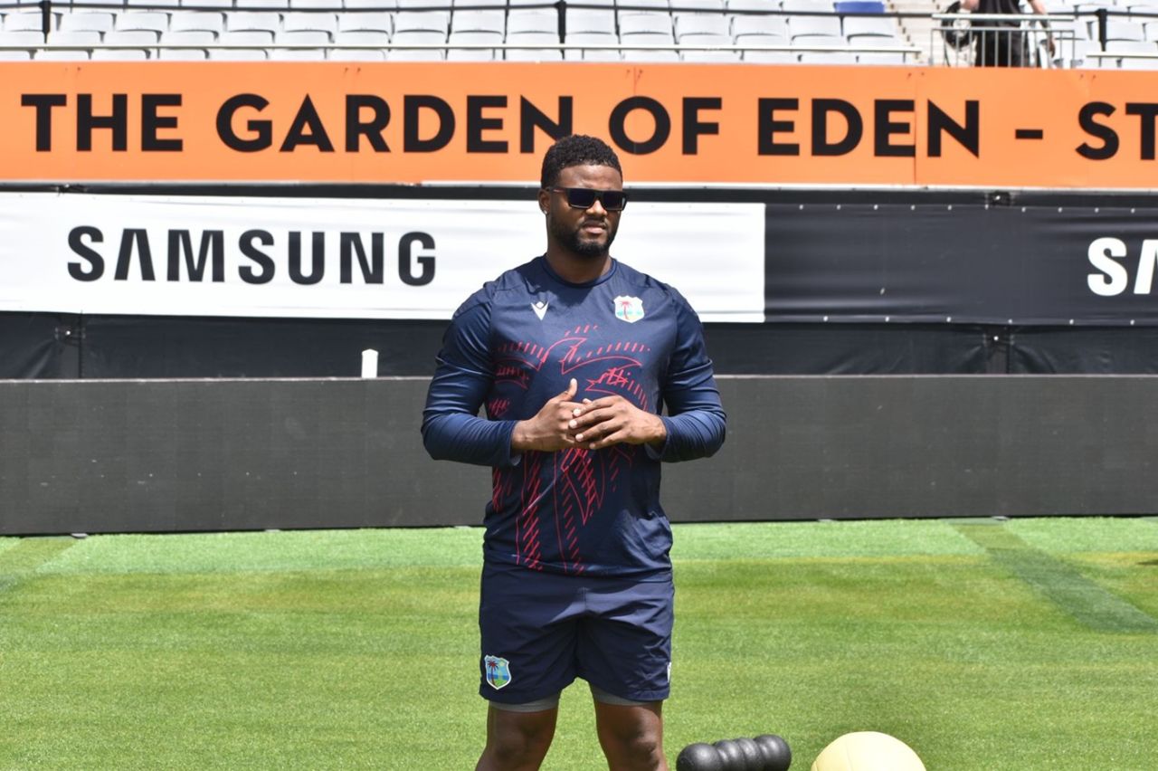 Romario Shepherd trains at Eden Park, Auckland, November 4, 2025