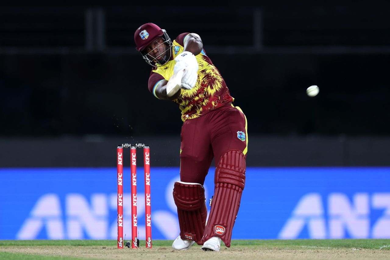 Rovman Powell provided some fireworks, New Zealand vs West Indies, 1st T20I, Auckland, November 5, 2025