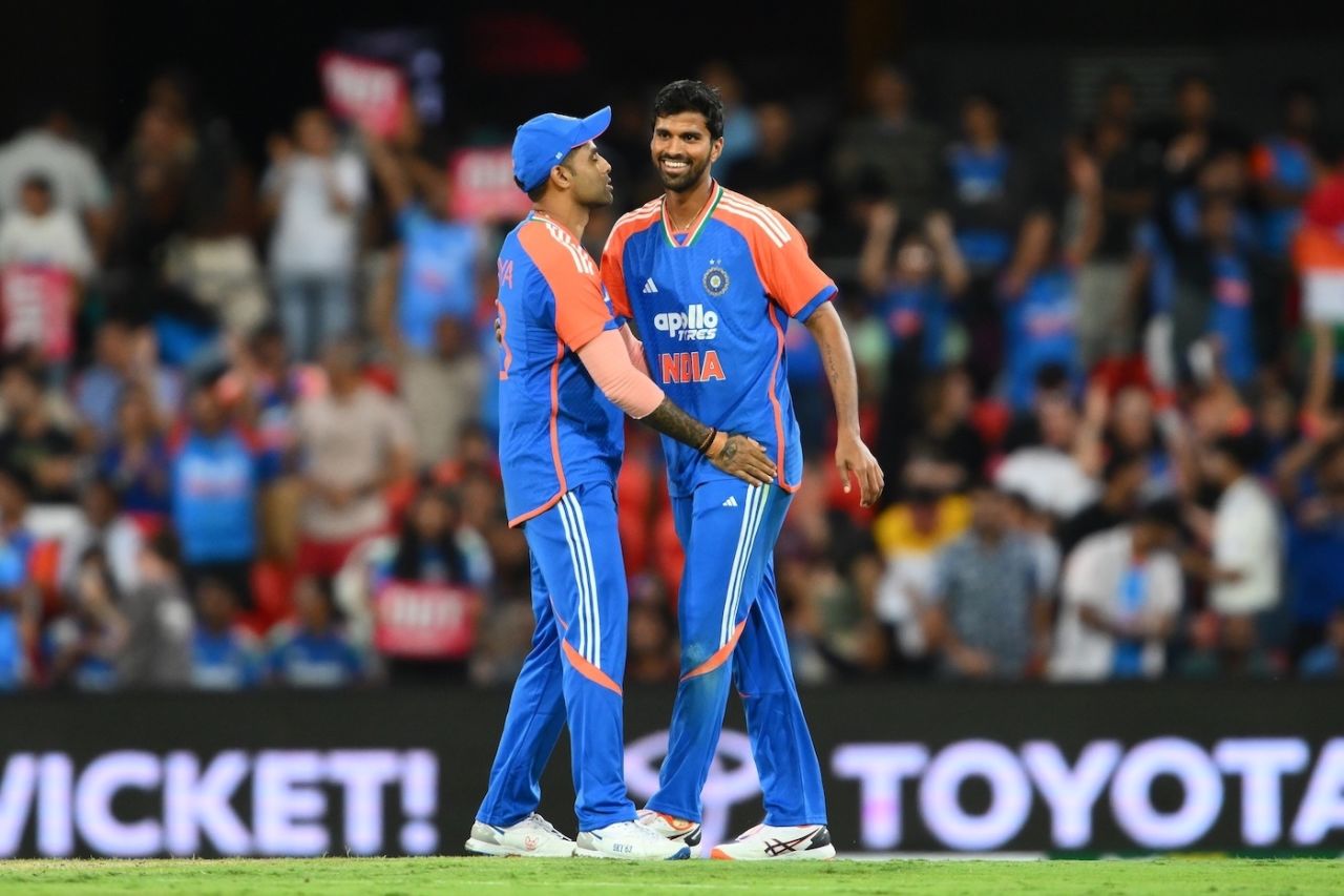 Washington Sundar's 3 for 3 made Suryakumar Yadav's job as captain easier, Australia vs India, 4th T20I, Gold Coast, November 6, 2025