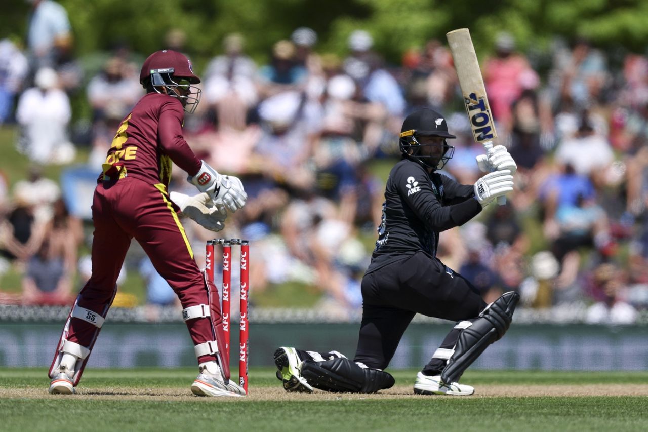 Devon Conway was quick off the blocks, New Zealand vs West Indies, 3rd T20I, Nelson, November 9, 2025