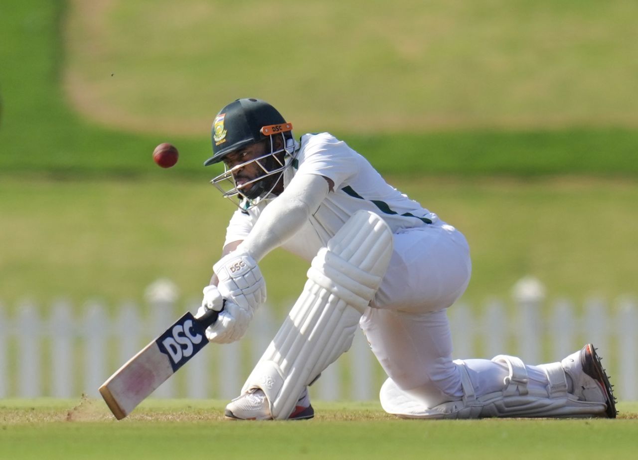 Temba Bavuma made a crucial fifty, India A vs South Africa A, 2nd unofficial Test, 4th day, Bengaluru, November 9, 2025