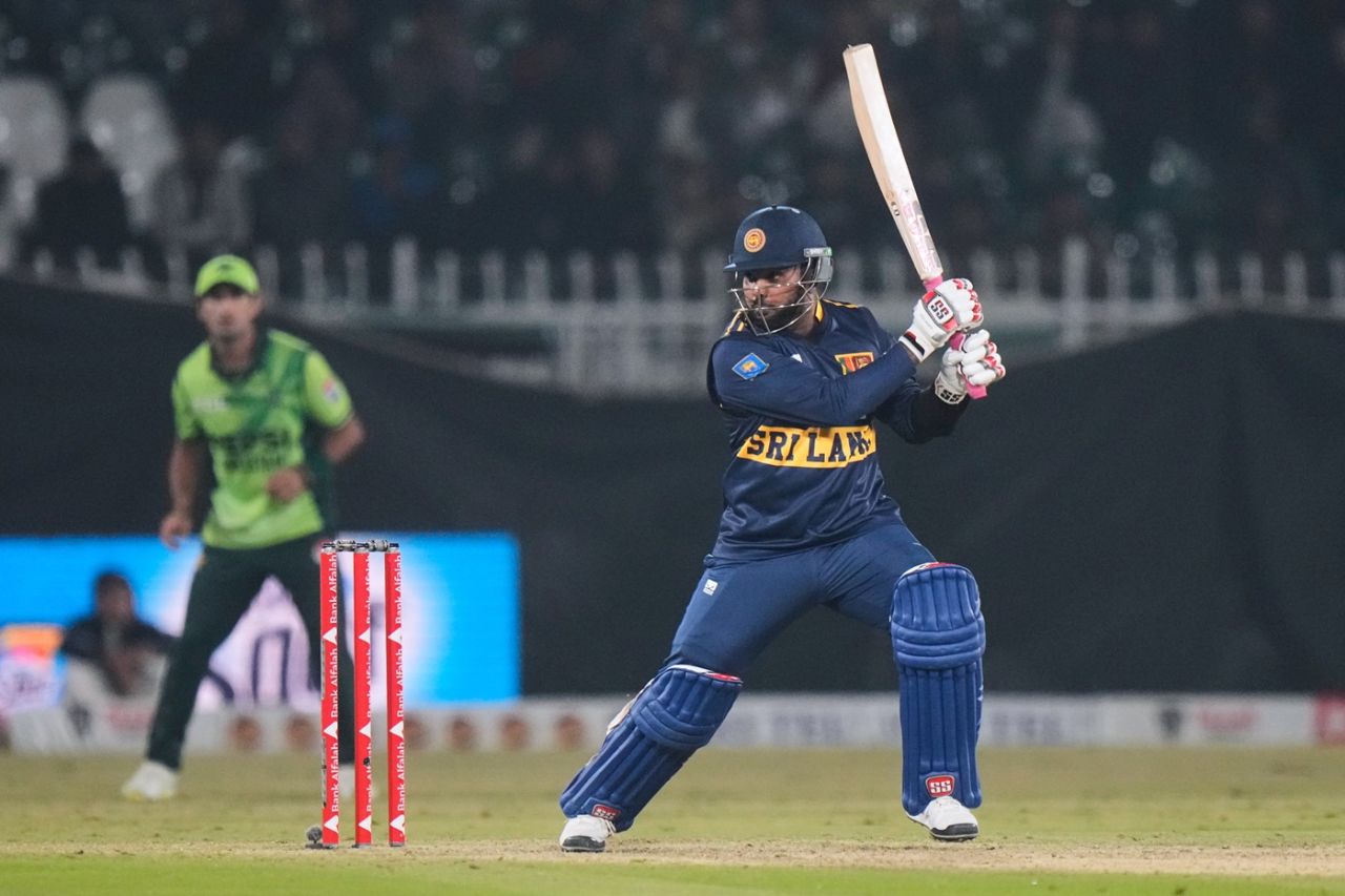 Wanindu Hasaranga led the lower-order charge, Pakistan vs Sri Lanka, 1st ODI, Rawalpindi, November 11, 2025