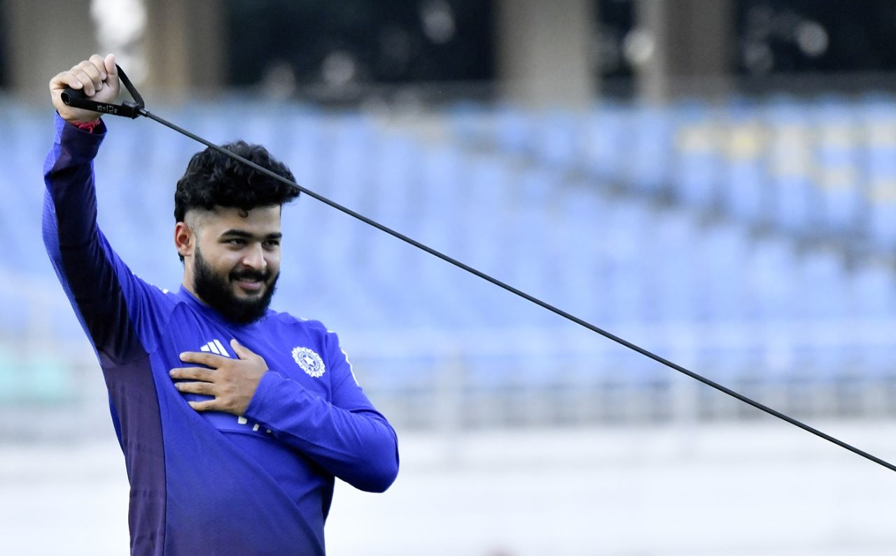 Riyan Parag prepares for the one-day series against South Africa A, Rajkot, November 12, 2025