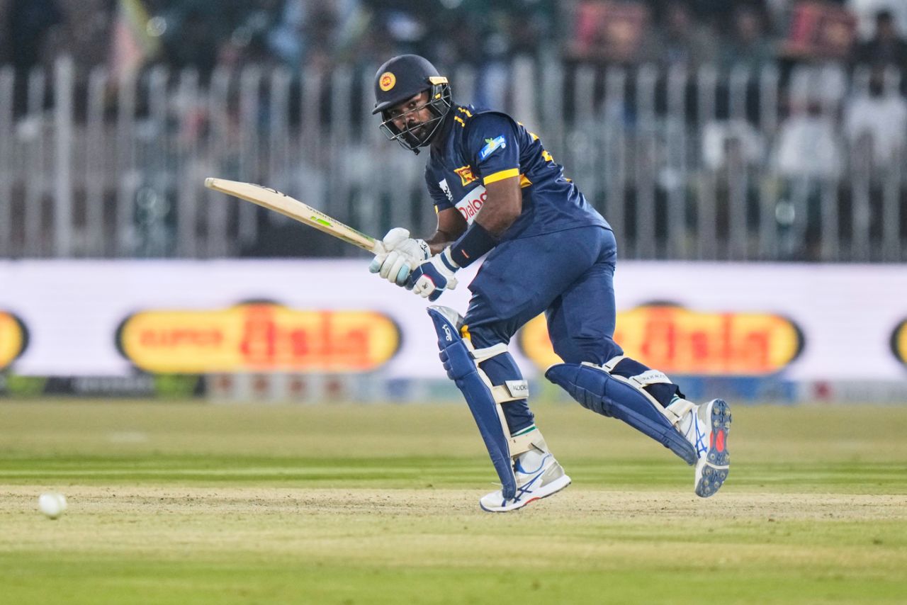 Janith Liyanage played a crucial knock for Sri Lanka, Pakistan vs Sri Lanka, 2nd ODI, Rawalpindi, November 14, 2025
