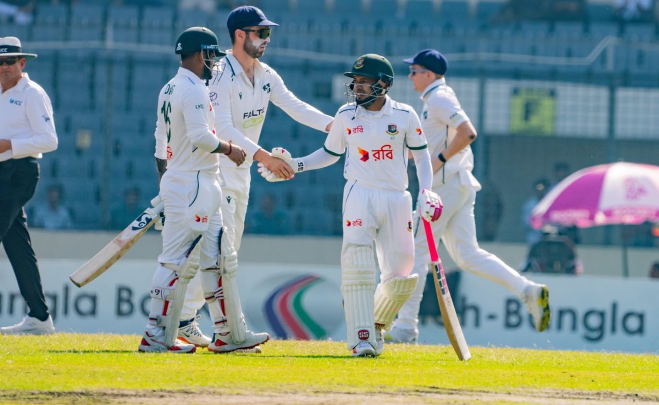 Mushfiqur Rahim and Litton Das registered centuries on the second day, Bangladesh vs Ireland, 2nd Test, Mirpur, Day 2, November 20, 2025