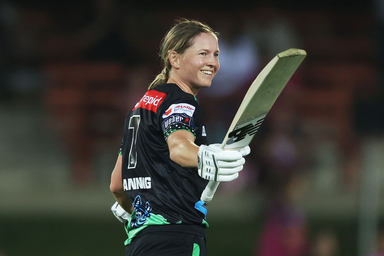 Meg Lanning made 135 off 74 balls, Sydney Sixers vs Melbourne Stars, Women's Big Bash League, Sydney, November 20, 2025