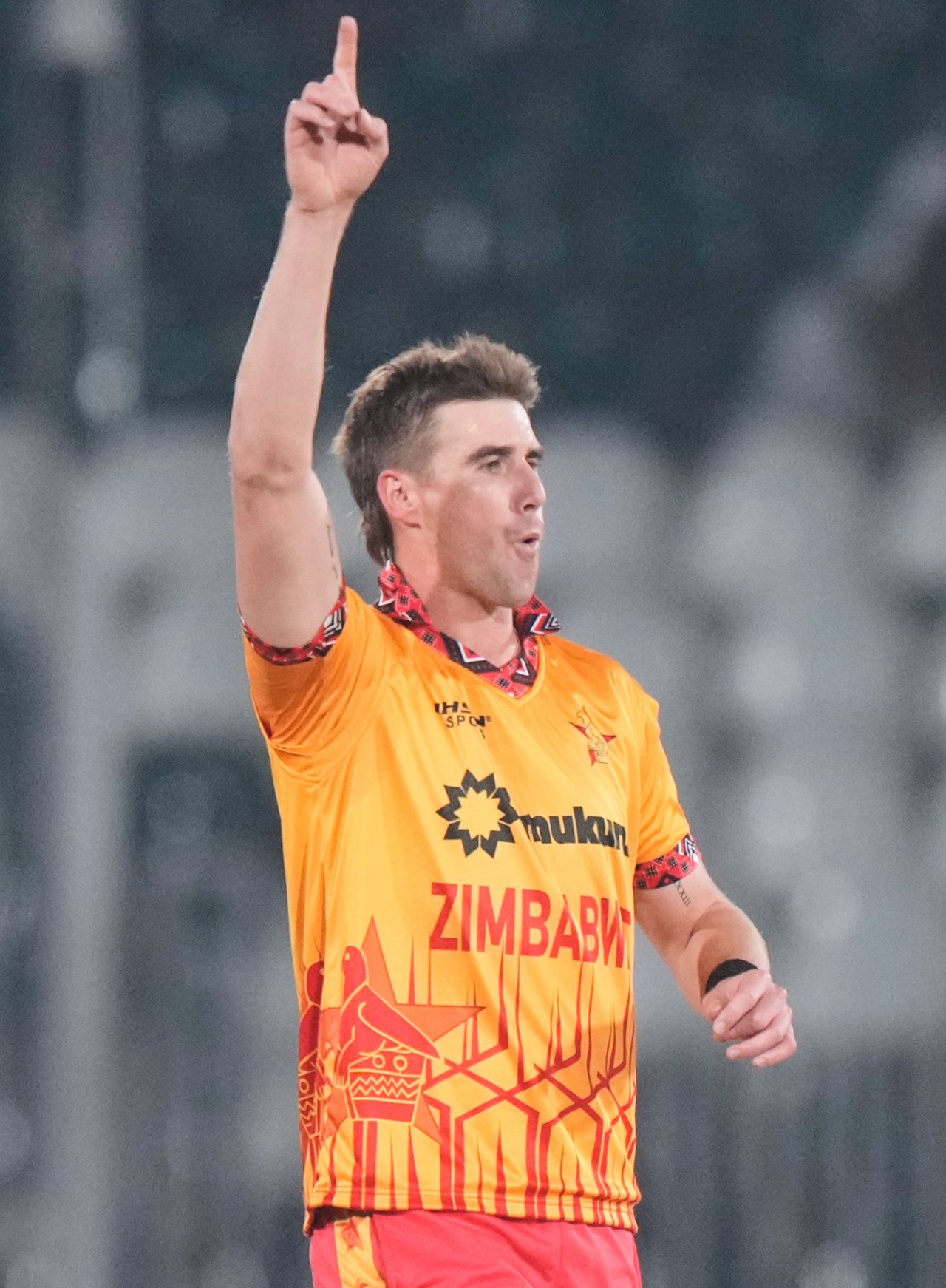 Brad Evans picked up three wickets, Zimbabwe vs Sri Lanka, 2nd match, T20 tri-series, Rawalpindi, November 20, 2025
