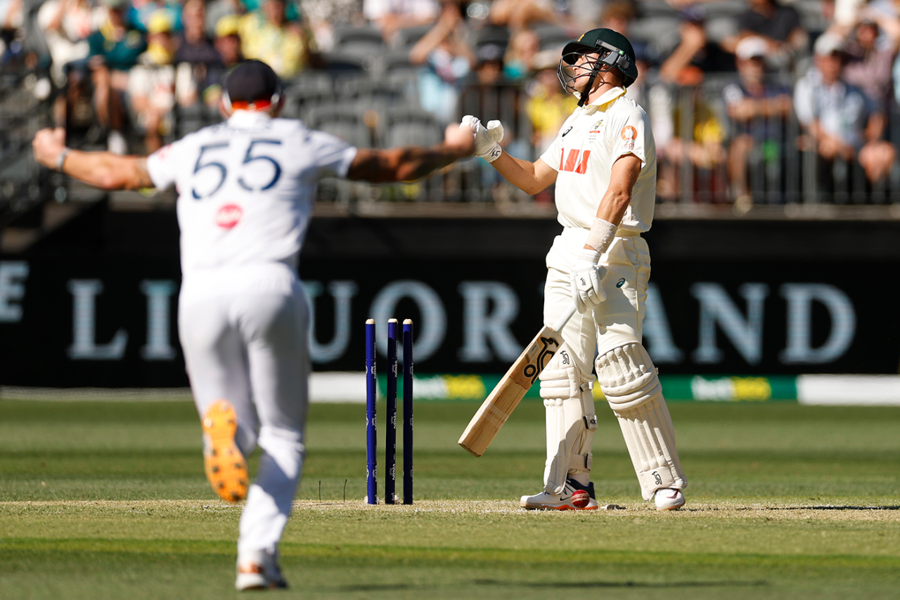 Marnus Labuschagne played on against Jofra Archer, Australia vs England, 1st Test, The Ashes, Perth Stadium, November 21, 2025