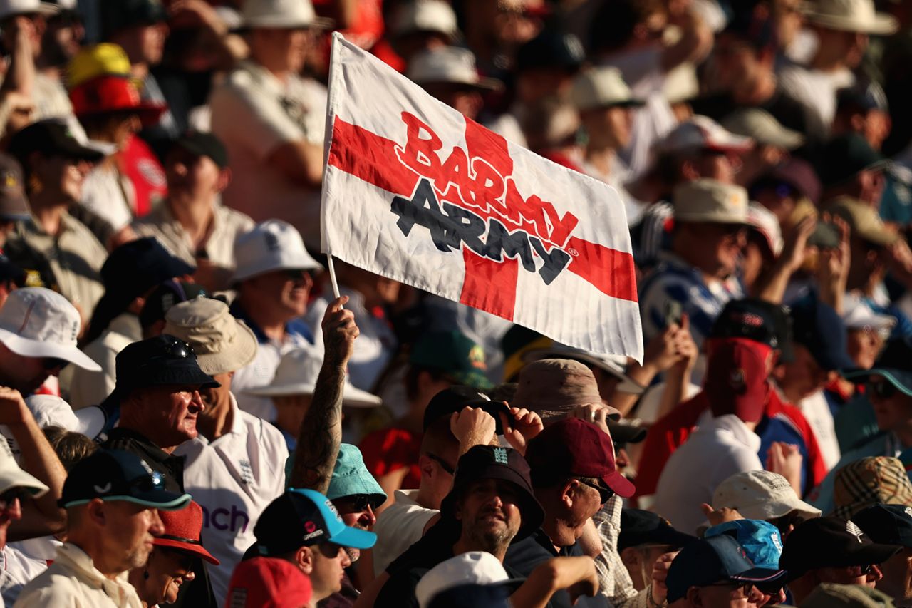 The Barmy Army made their presence felt, Australia vs England, 1st Test, The Ashes, Perth Stadium, November 21, 2025