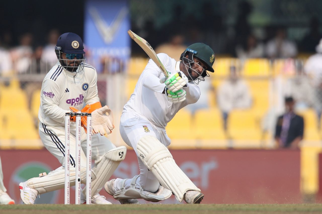 Senuran Muthusamy changed gears in the second session, India vs South Africa, 2nd Test, Guwahati, 2nd day, November 23, 2025