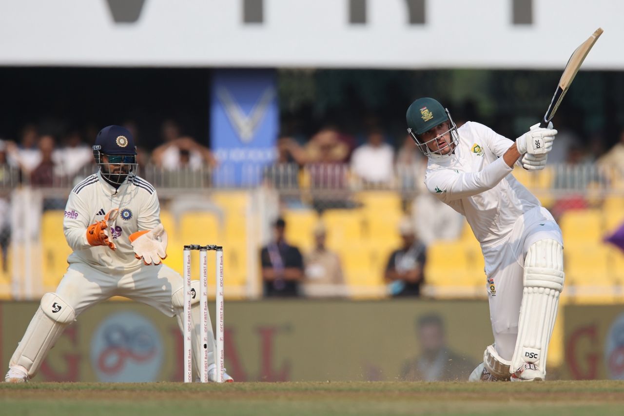 Marco Jansen was all big hits and intent after walking out, India vs South Africa, 2nd Test, Guwahati, 2nd day, November 23, 2025