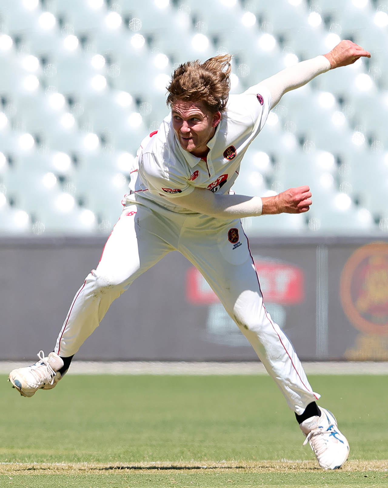 Henry Thornton claimed key top-order wickets, South Australia vs Western Australia, Sheffield Shield, Adelaide Oval, November 23, 2025