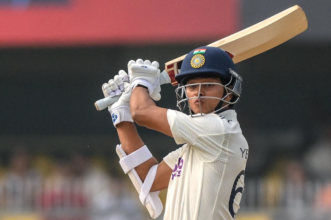 Yashasvi Jaiswal didn't hold back when he got the chance, India vs South Africa, 2nd Test, Guwahati, 3rd day, November 24, 2025