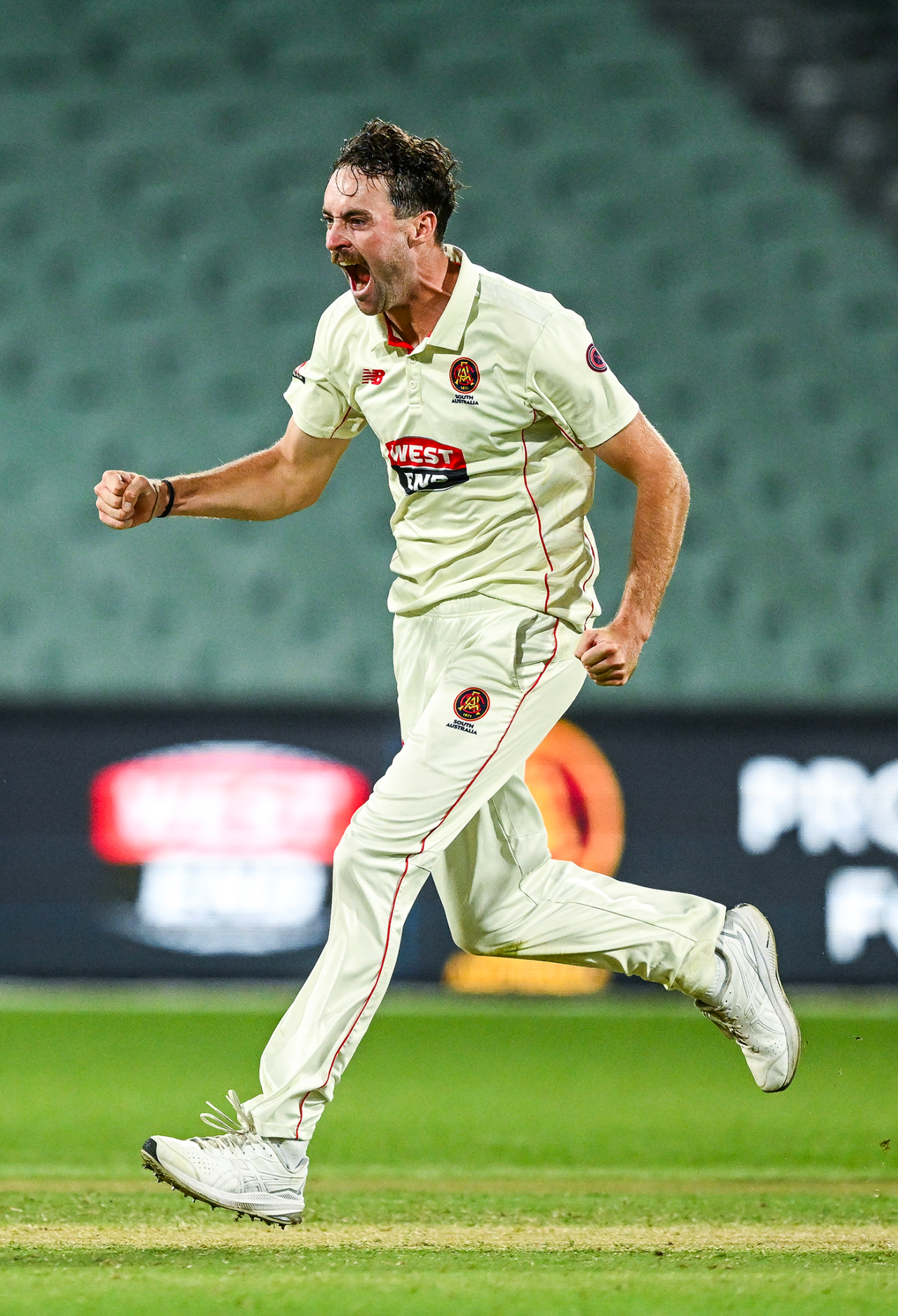 Jordan Buckingham took early wickets for South Australia, South Australia vs Western Australia, Sheffield Shield, Adelaide Oval, November 24, 2025