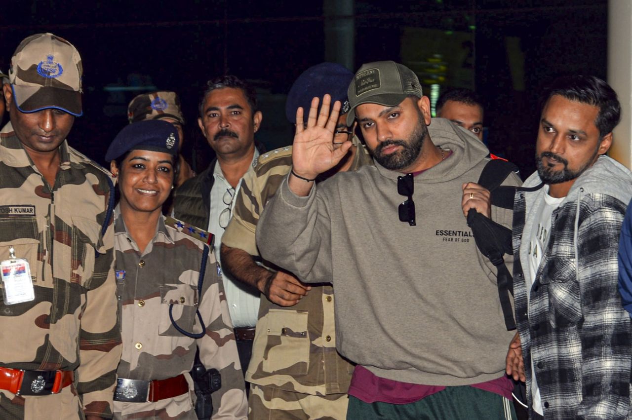 Rohit Sharma arrives in Ranchi, Ranchi, November 26, 2025