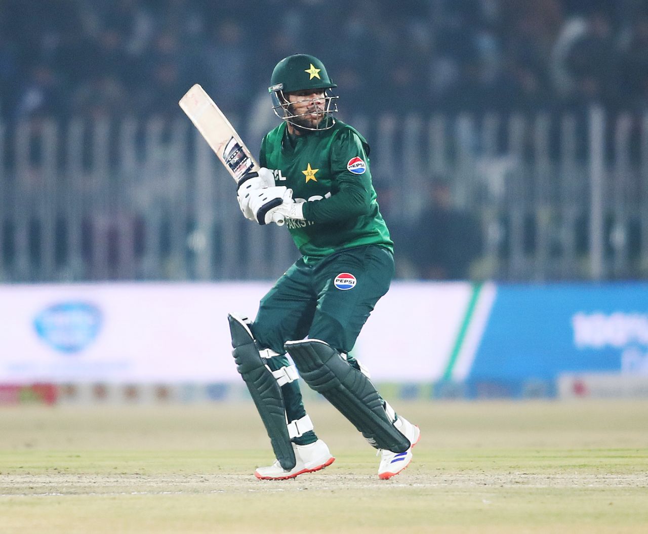 Usman Khan made a handy 33, Pakistan vs Sri Lanka, 6th match, T20I tri-series, Rawalpindi, November 27, 2025