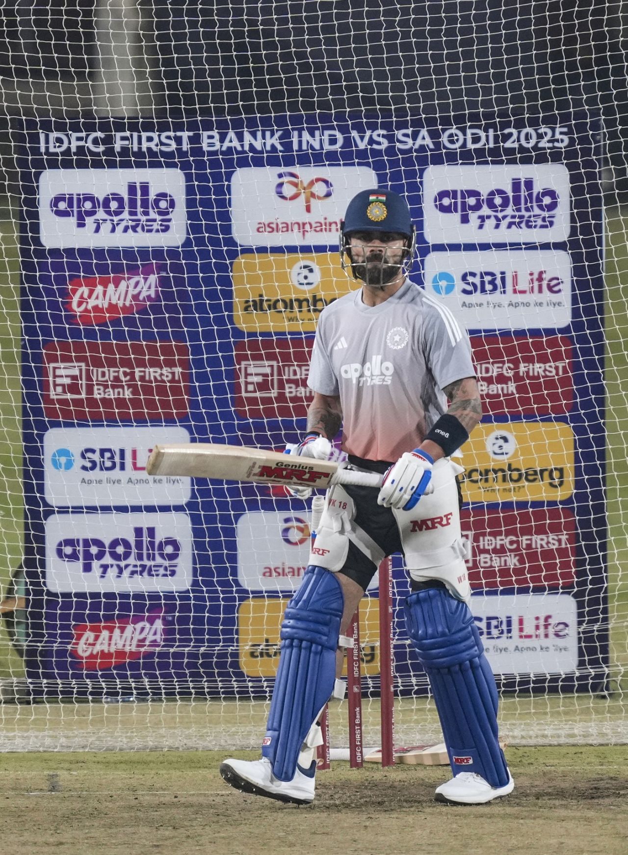 Virat Kohli gets ready for a net session, India vs South Africa, Ranchi, November 28, 2025
