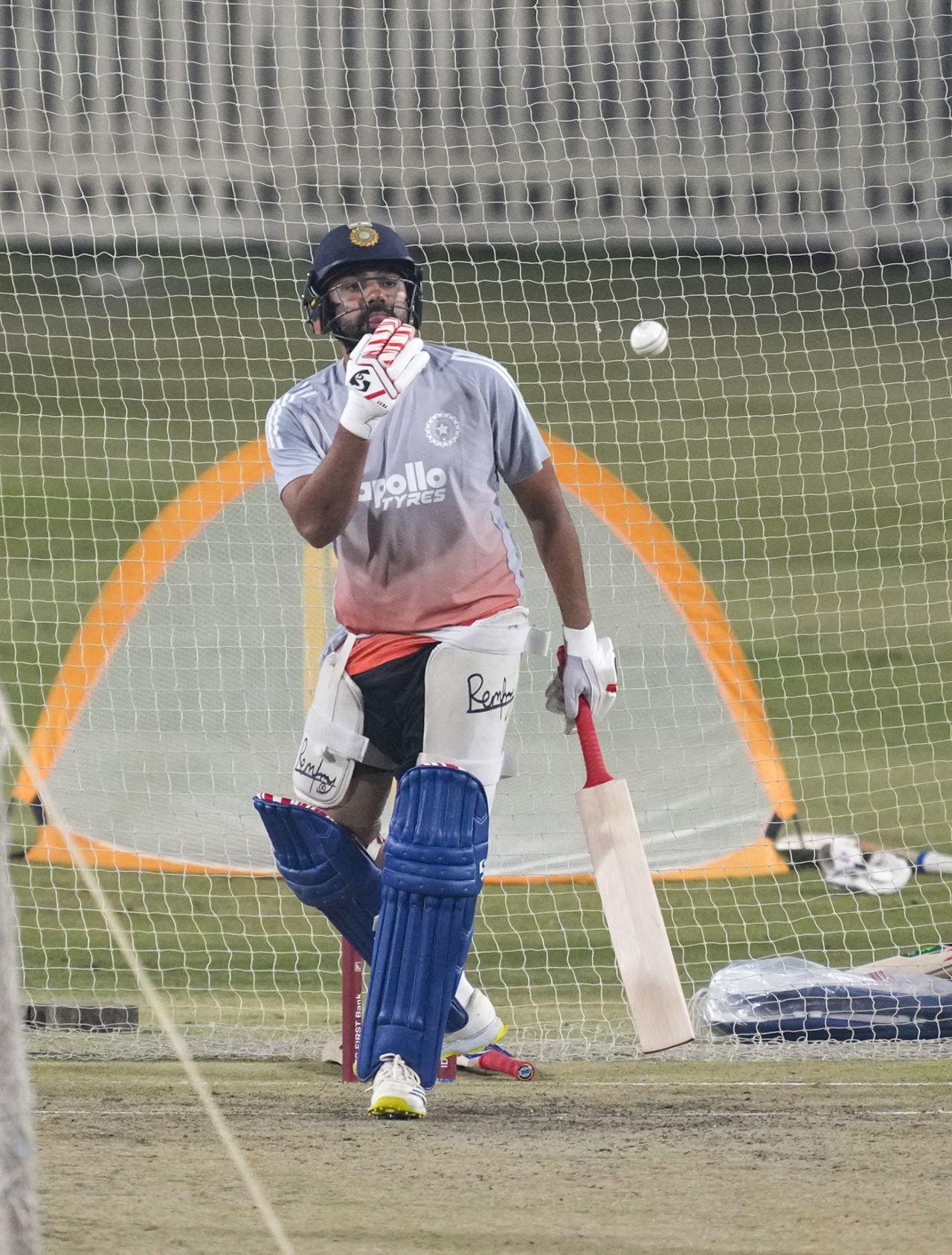 Rohit Sharma bats during a nets session, India vs South Africa, Ranchi, November 28, 2025