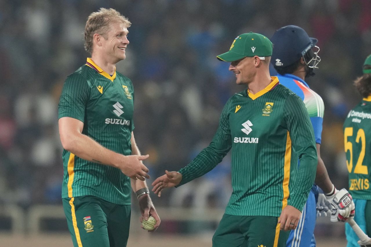 Corbin Bosch finished with 2 for 66, India vs South Africa, 1st ODI, Ranchi, November 30, 2025