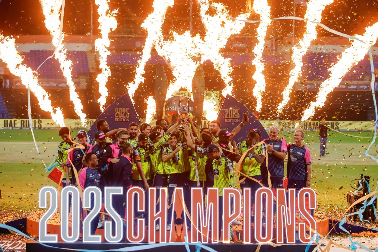 UAE Bulls were crowned the Abu Dhabi T10 champions, UAE Bulls vs Aspin Stallions, Abu Dhabi T10, final, Abu Dhabi, November 30, 2025