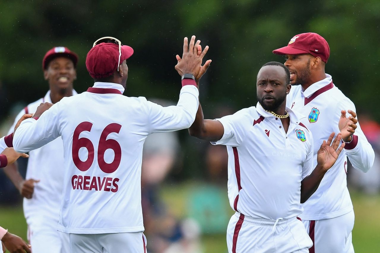 Kemar Roach struck in the first over, New Zealand vs West Indies, 1st Test, Day 1, Christchurch, December 2, 2025