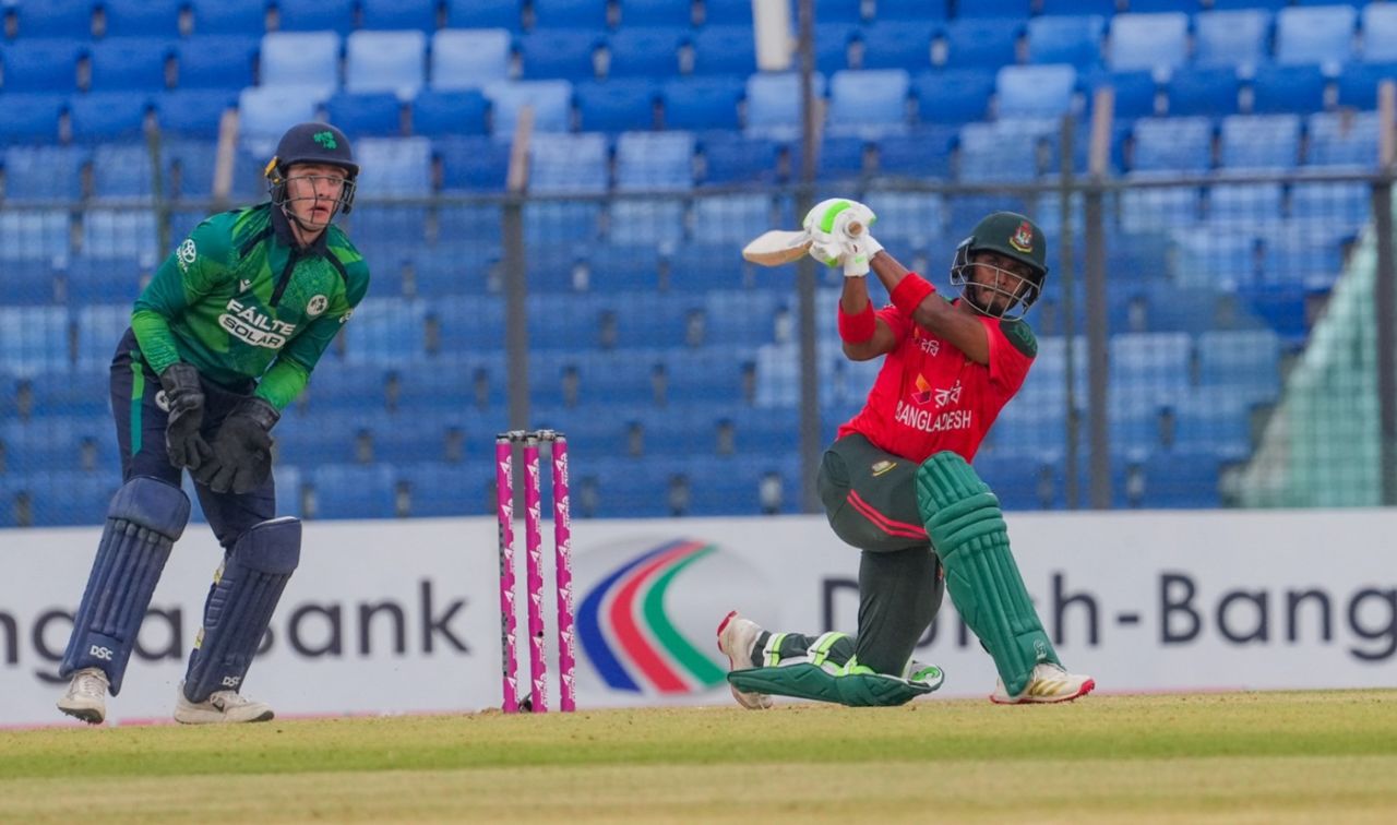 Tanzid Hasan goes on the attack, Bangladesh vs Ireland, 3rd T20I, Chattogram, December 2, 2025