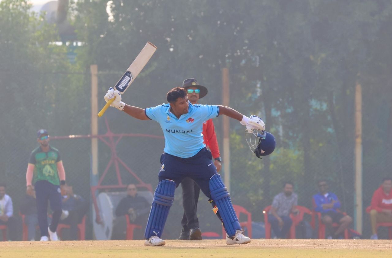 Sarfaraz Khan walloped a 47-ball century, Mumbai vs Assam, Syed Mushtaq Ali Trophy 2025-26, Lucknow, December 2, 2025