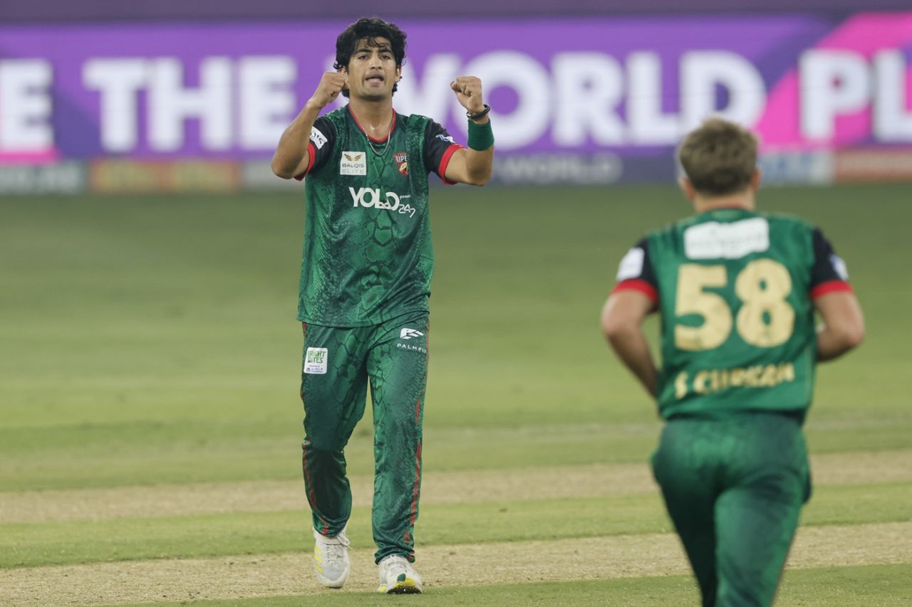 Naseem Shah struck early for Desert Vipers, Dubai Capitals vs Desert Vipers, ILT20 2025-26, Dubai, December 2, 2025