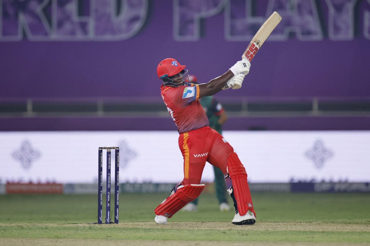 Rovman Powell played a bruising knock for Dubai Capitals, Dubai Capitals vs Desert Vipers, ILT20 2025-26, Dubai, December 2, 2025