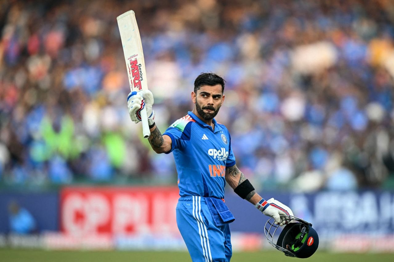 Virat Kohli got to his hundred in just 90 balls, India vs South Africa, 2nd ODI, Raipur, December 3, 2025