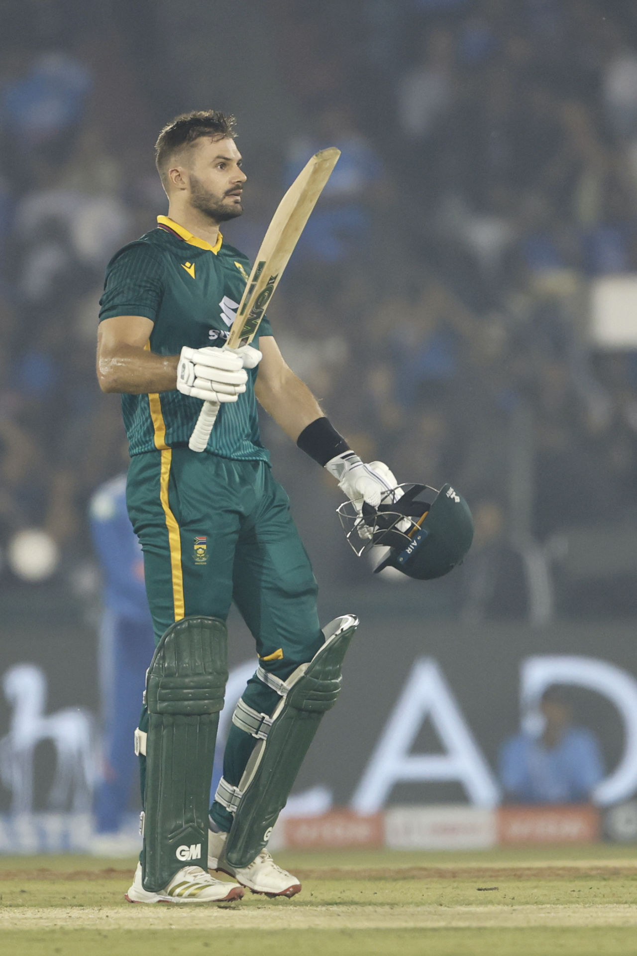 Aiden Markram brings up an 88-ball century, India vs South Africa, 2nd ODI, Raipur, December 3, 2025