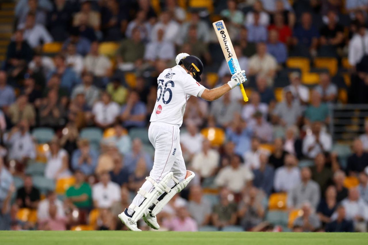 Joe Root celebrates his century, Australia vs England, 2nd Test, Brisbane, December 4, 2025