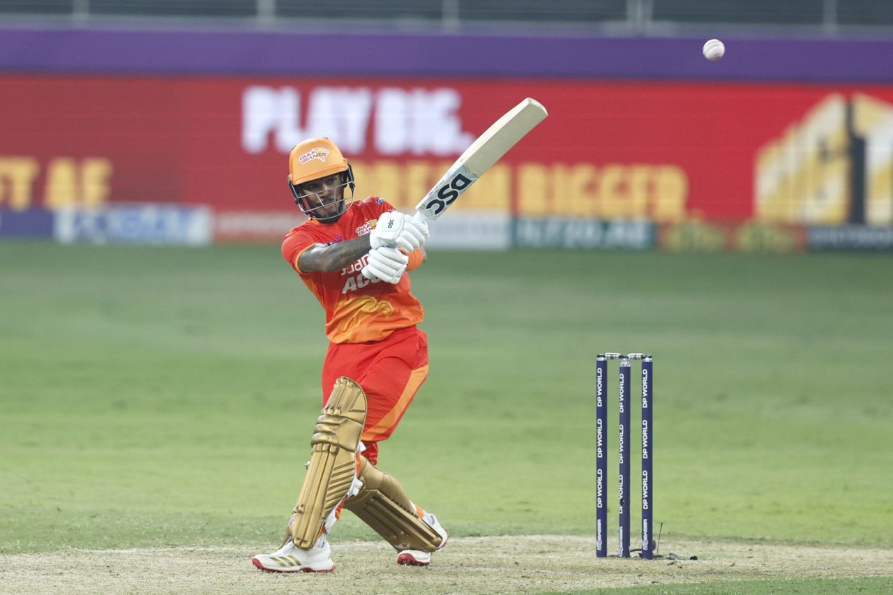 Pathum Nissanka maintained the tempo in the chase, Gulf Giants vs MI Emirates, ILT20, Dubai, December 4, 2025