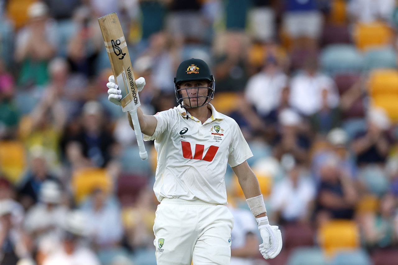 Marnus Labuschagne raised his second fifty of the series, Australia vs England, 2nd Test, Brisbane, December 5, 2025