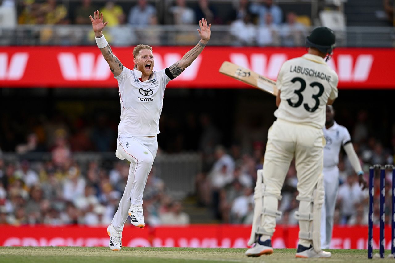 Ben Stokes struck to remove the set Marnus Labuschagne, Australia vs England, 2nd Test, Brisbane, December 5, 2025