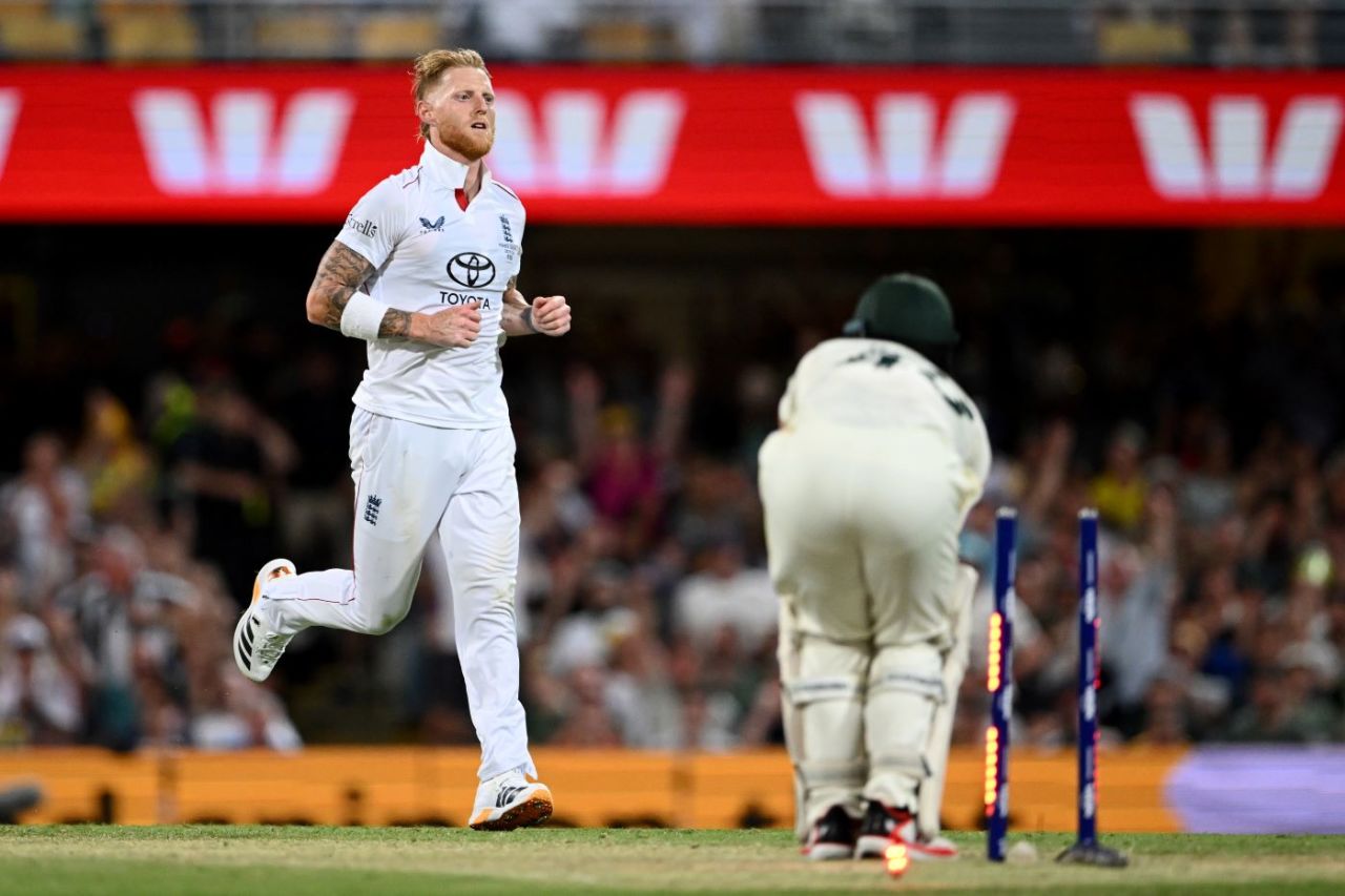 Ben Stokes castles Josh Inglis, Australia vs England, 2nd Test, Brisbane, December 5, 2025
