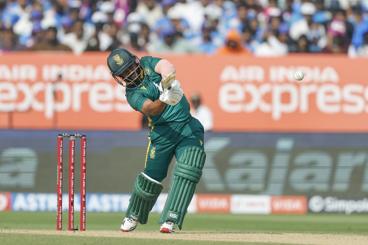 Temba Bavuma's shots grew more expansive with time, India vs South Africa, 3rd ODI, Visakhapatnam, December 6, 2025