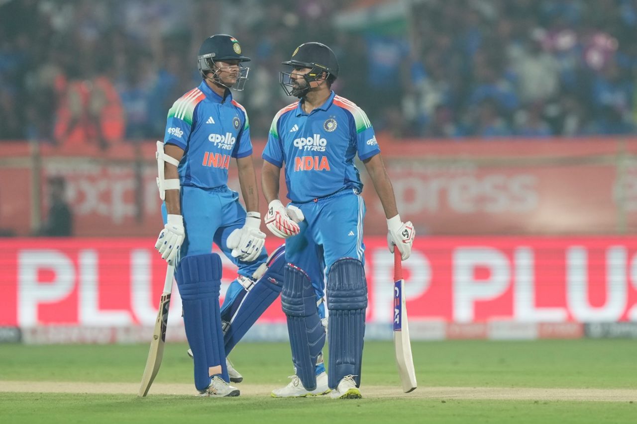 Rohit Sharma and Yashasvi Jaiswal put up a century-stand, India vs South Africa, 3rd ODI, Visakhapatnam, December 6, 2025