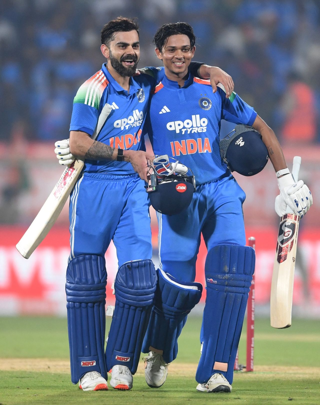 Virat Kohli and Yashasvi Jaiswal finished the chase with an unconquered 116-run stand, India vs South Africa, 3rd ODI, Visakhapatnam, December 6, 2025