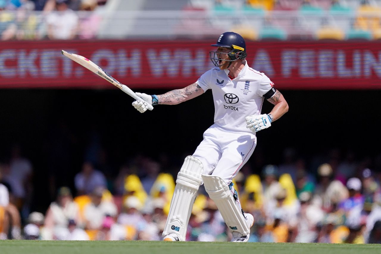 Ben Stokes resumed for England on the fourth day, Australia vs England, 2nd Test, Brisbane, 3rd day, December 7, 2025