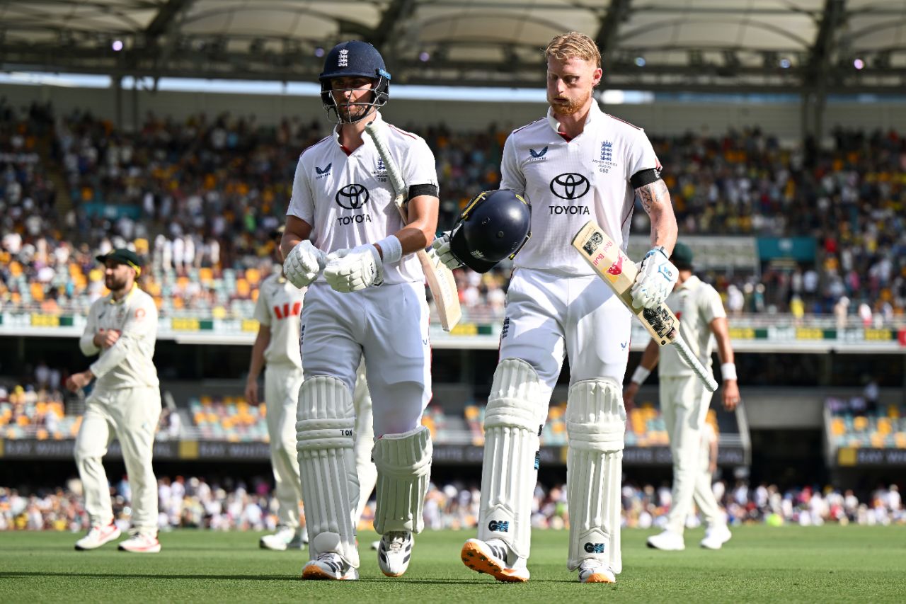 Ben Stokes and Will Jacks survived the first session intact, Australia vs England, 2nd Test, Brisbane, 4th day, December 7, 2025