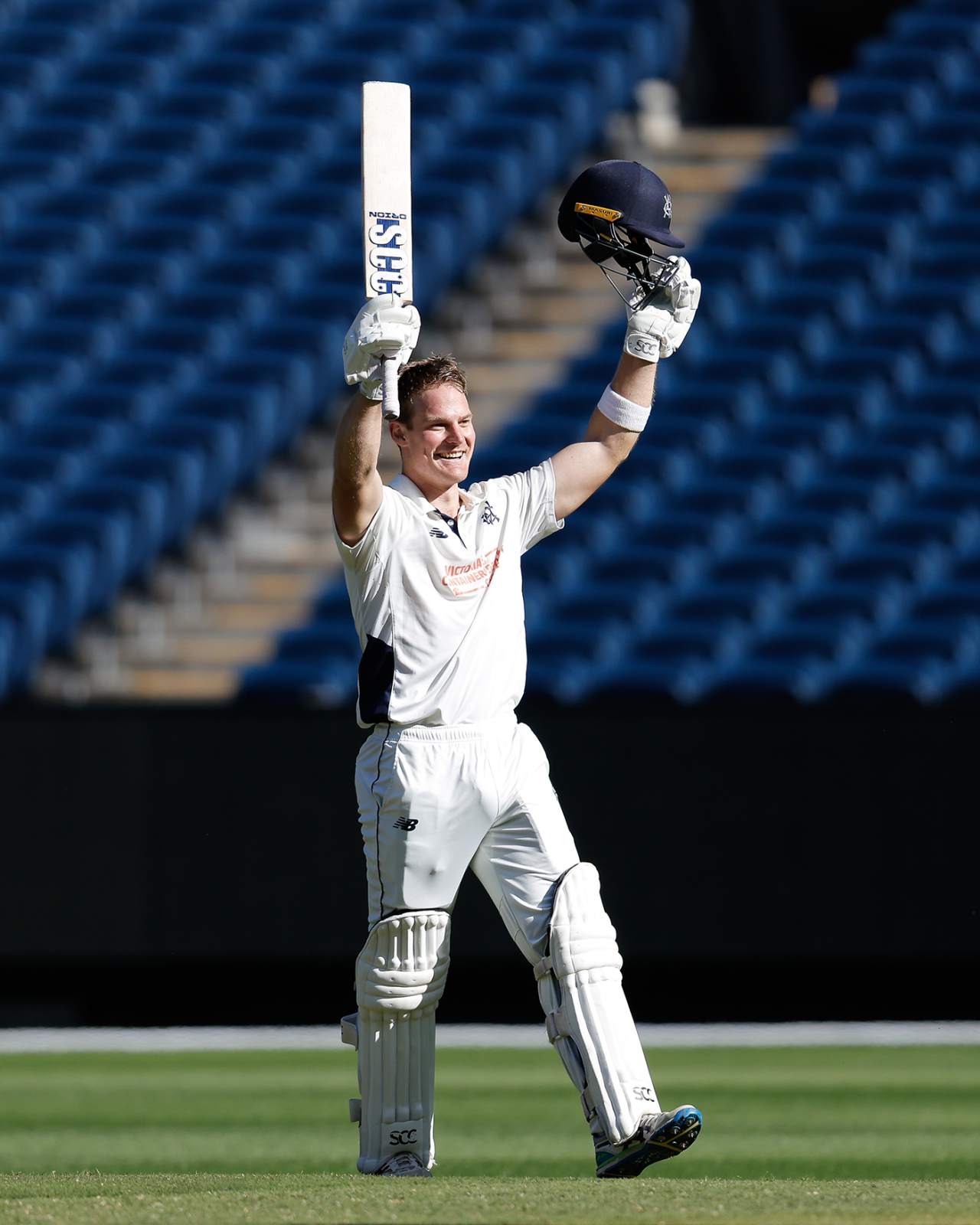 Blake Macdonald scored his maiden first-class century, Victoria vs Western Australia, Sheffield Shield, MCG, December 7, 2025