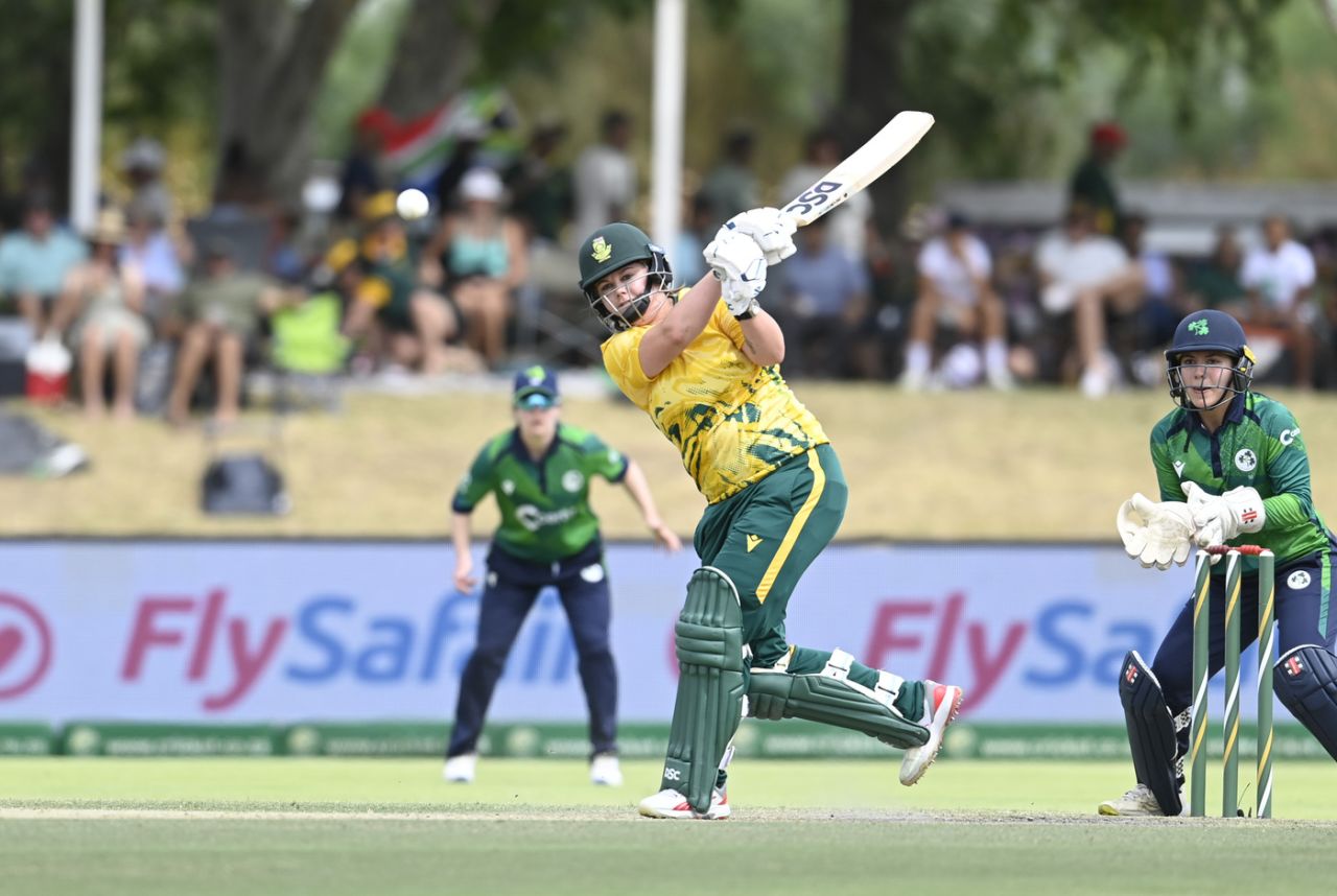 Dane van Niekerk scored a 19-ball 41, South Africa vs Ireland, 2nd T20I, Paarl, December 7, 2025