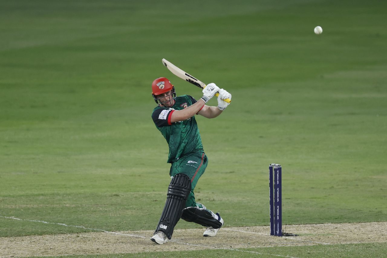 Dan Lawrence fell with two overs to go, Desert Vipers vs Gulf Giants, ILT20 2025-26, Dubai, December 8, 2025