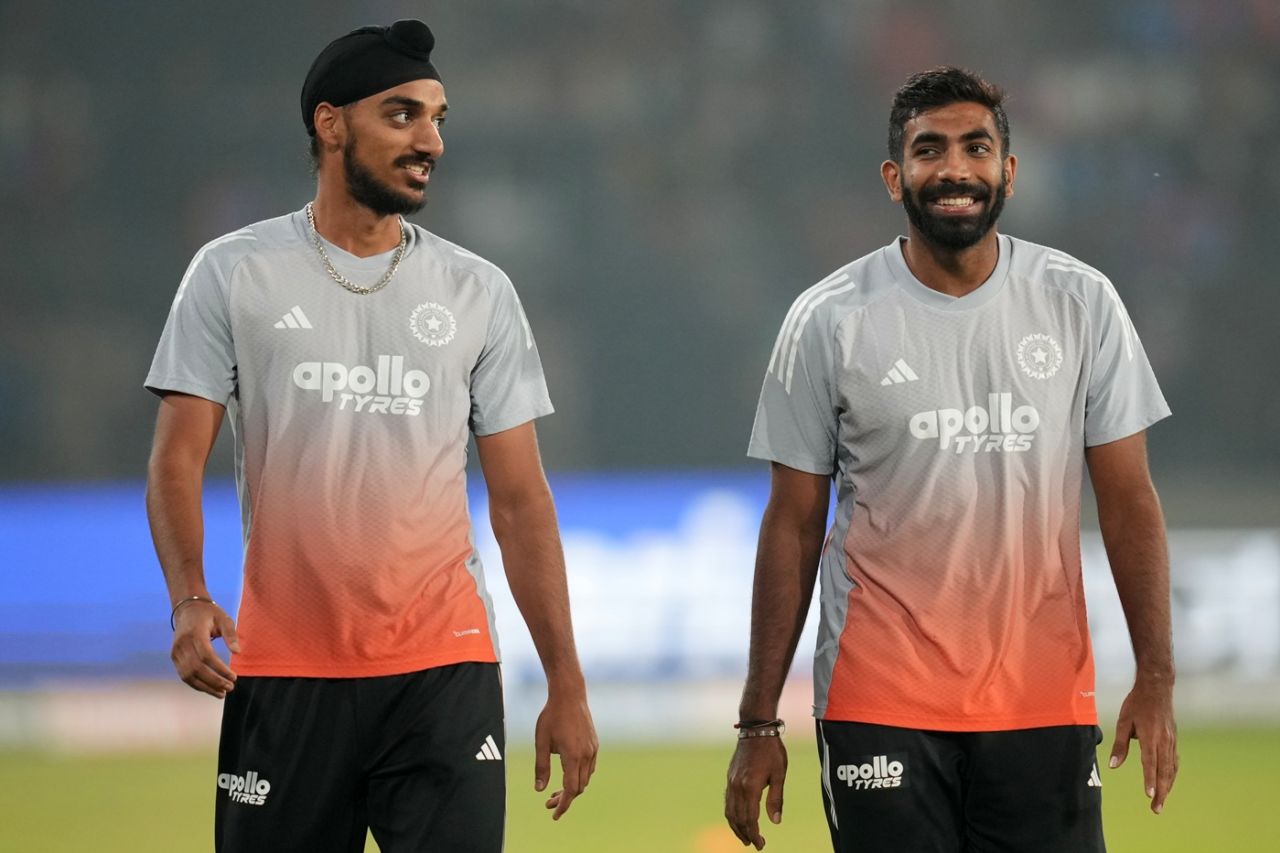 Arshdeep Singh and Jasprit Bumrah were the frontline seamers in India's XI, India vs South Africa, 1st T20I, Cuttack, December 9, 2025