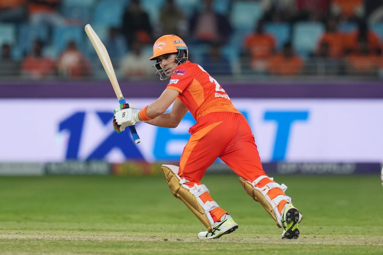 Rahmanullah Gurbaz made a 36-ball 50, Gulf Giants vs Sharjah Warriorz, ILT20, Dubai, December 10, 2025